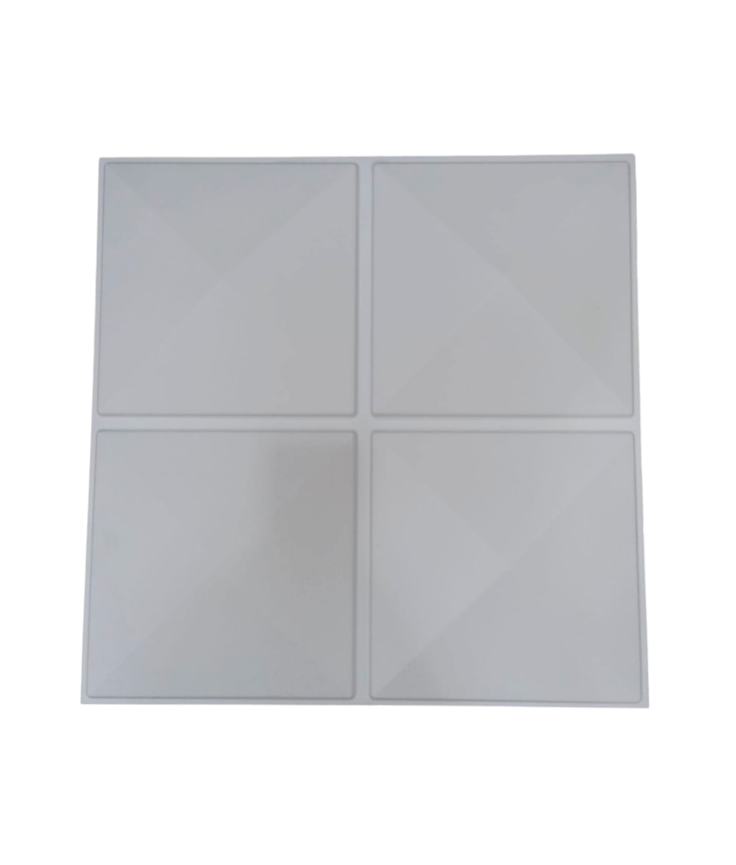 PANEL DE PVC 3D PARA PARED BLANCO MATE UNIDAD